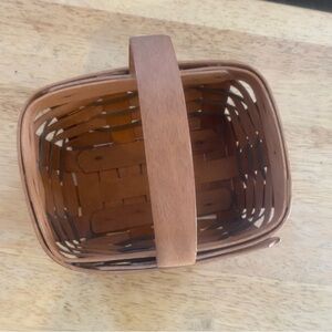 Longaberger Brown Woven Basket 1991